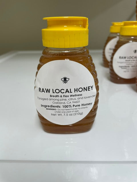 Small-Batch Oakland California Raw Local Honey - 7.5 oz Hand Harvested