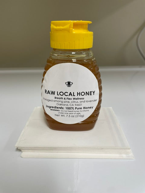 Small-Batch Oakland California Raw Local Honey - 7.5 oz Hand Harvested