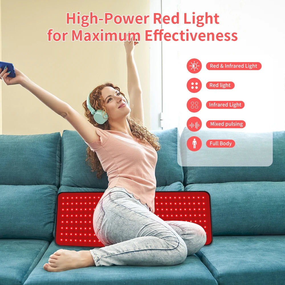 Breath & Flex™ Red Light Therapy Mat | Near-Infrared Relief