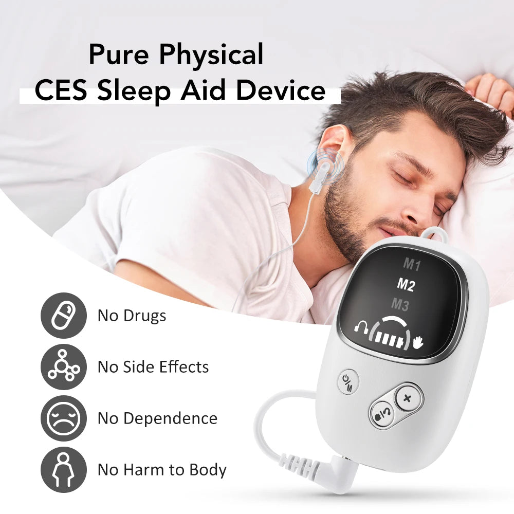 Breath & Flex™ CES Sleep Aid Device – Handheld Microcurrent Insomnia & Anxiety Relief