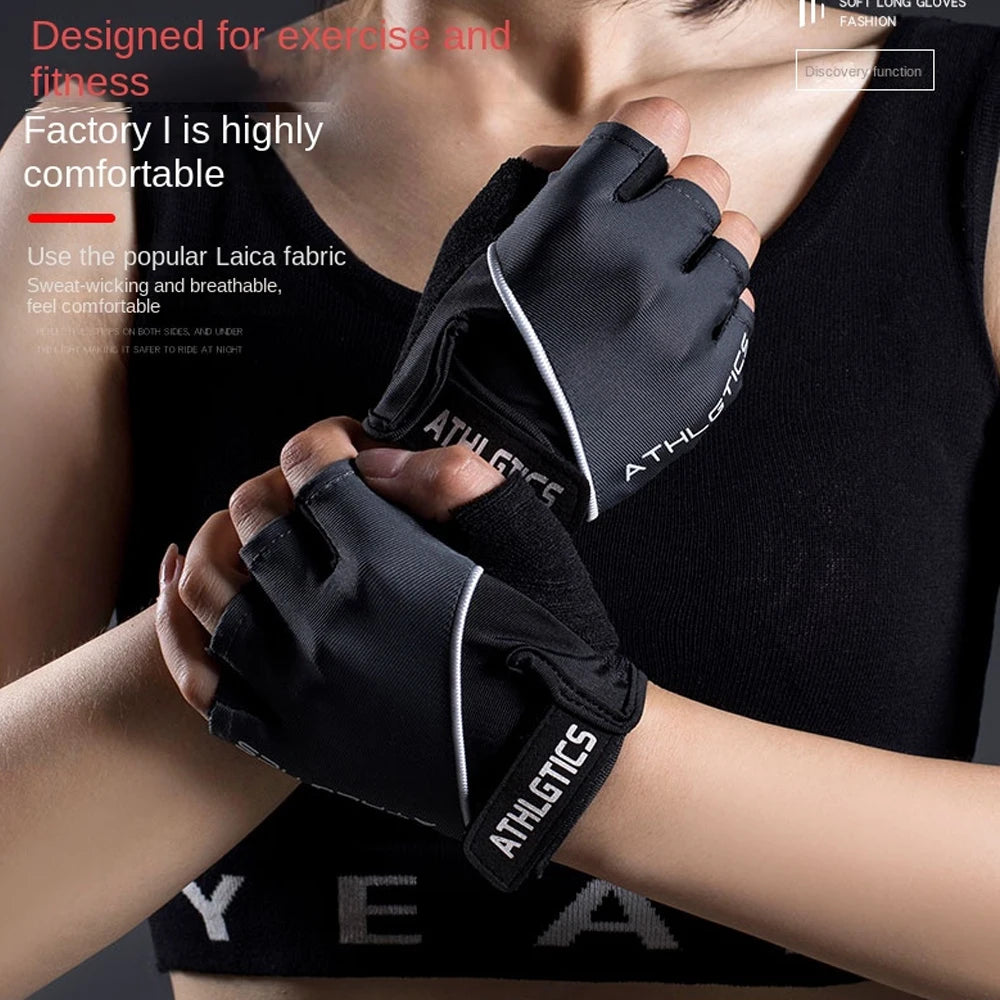 1 Pair Breathable Yoga Gloves
