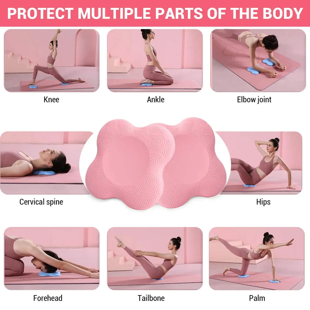 Premium 2cm Thick Yoga Kneeling Mat & Joint Cushion | Breath & Flex