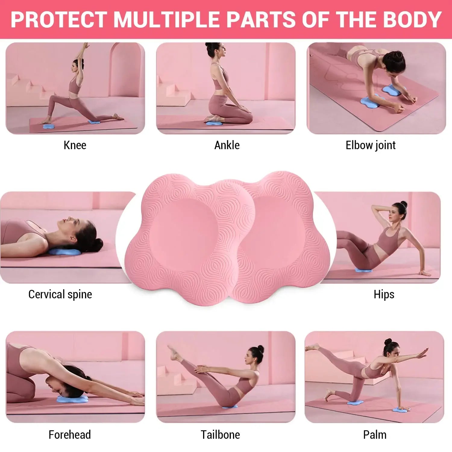 Premium 2cm Thick Yoga Kneeling Mat & Joint Cushion | Breath & Flex