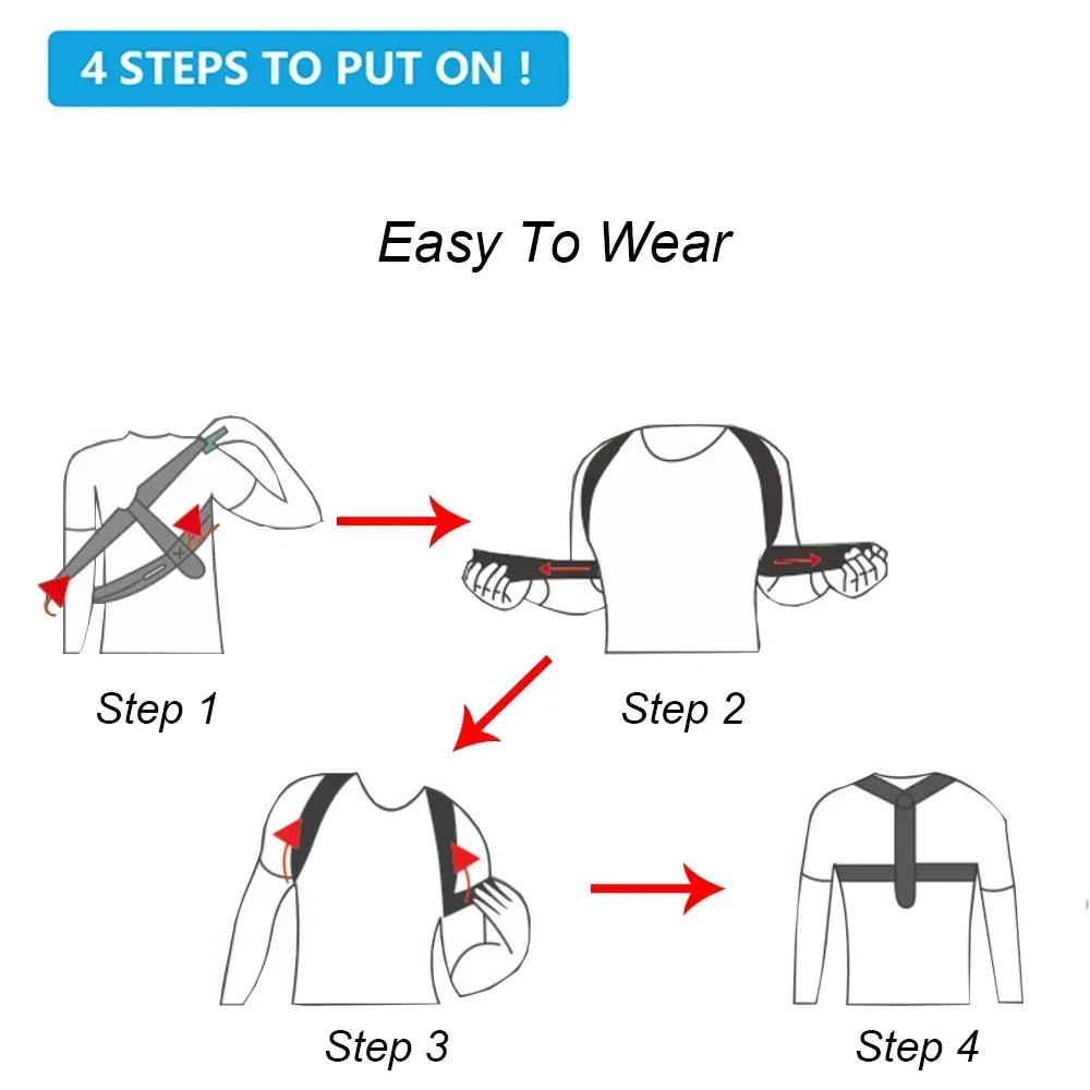 Breath & Flex™ Ergo Posture Corrector for Men and Women