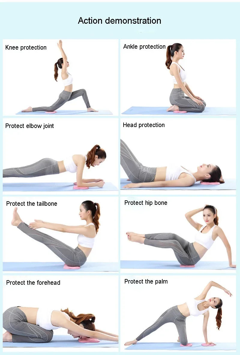 Premium 2cm Thick Yoga Kneeling Mat & Joint Cushion | Breath & Flex