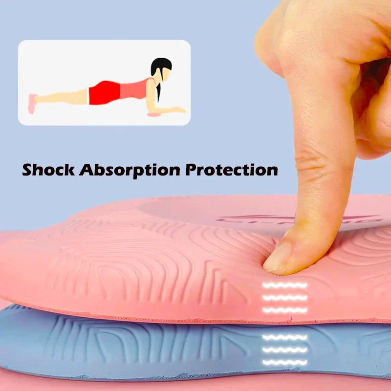 Premium 2cm Thick Yoga Kneeling Mat & Joint Cushion | Breath & Flex