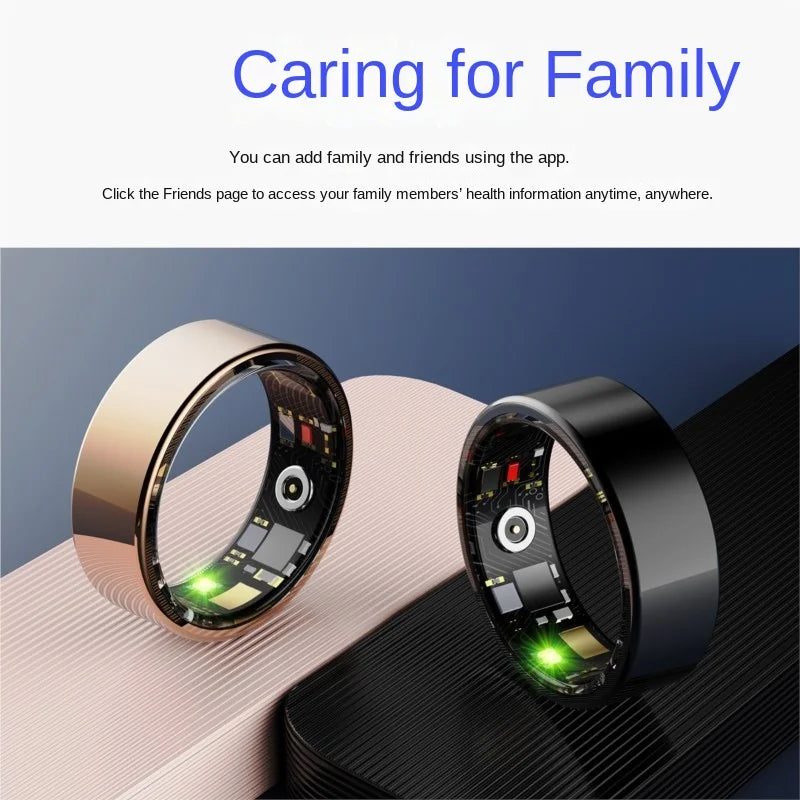 Sleek Smart Ring: Health & Sleep Tracker Ring