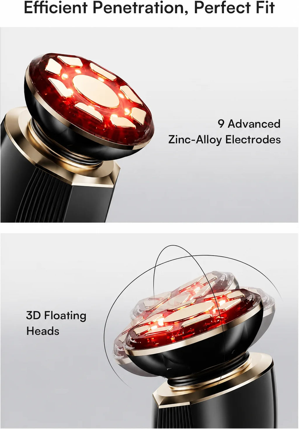3-in-1 Red Light Therapy Facial & Neck Sculpting Device
