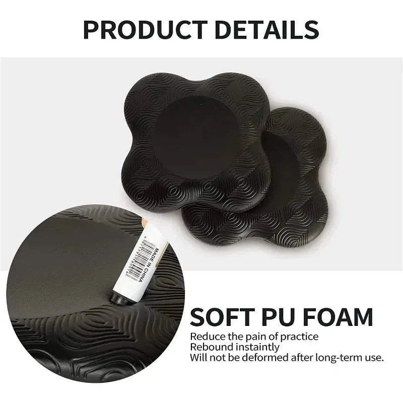 NEW Yoga Knee Pads Cushion Extra Thick for Knees Elbows Wrist Hands Head Foam Yoga Pilates Work Out Kneeling Pad (2packs)