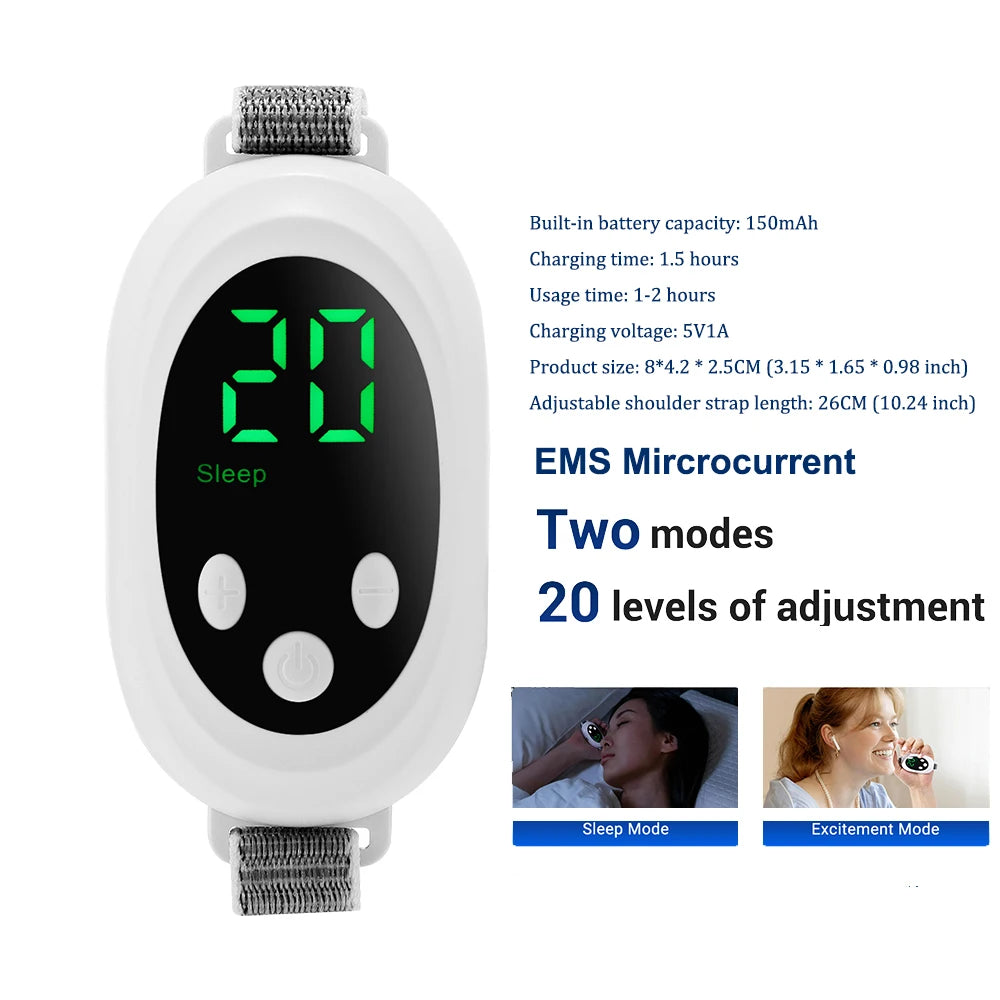 Breath & Flex™ CES Sleep Aid Device – Handheld Microcurrent Insomnia & Anxiety Relief