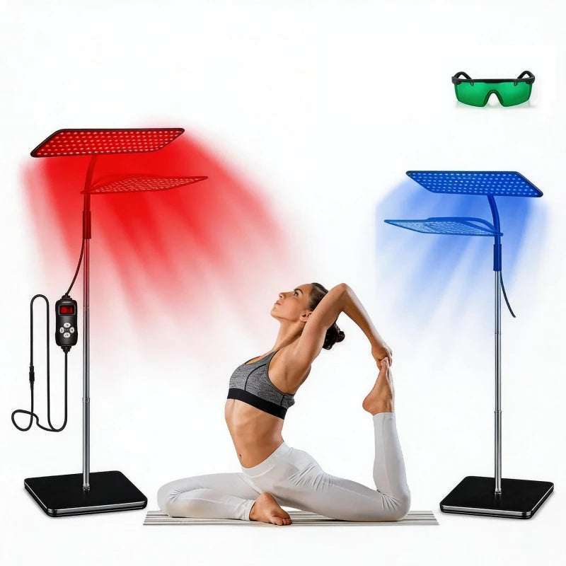 Breath & Flex™ Clinical Red & Infrared Deep Recovery Panels with Adjustable Stand
