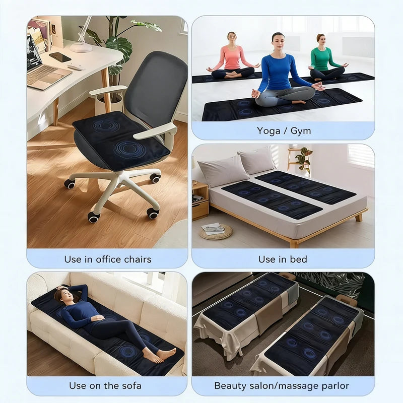 200*60cm PEMF Mat PEMF Magnetic Therapy Device Physio Magneto Machine Full Body Pain Relief Improve Sleep Boost Circulation