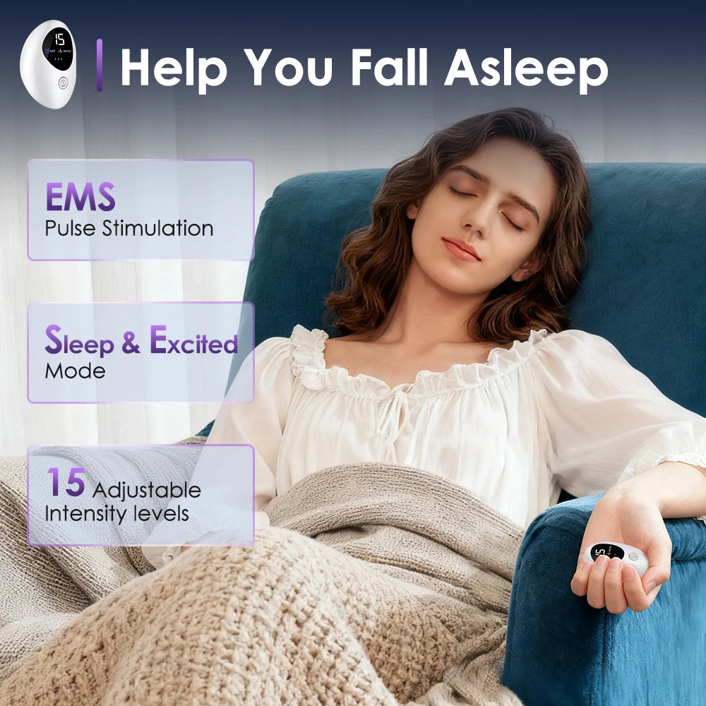 Breath & Flex™ CES Sleep Aid Device – Handheld Microcurrent Insomnia & Anxiety Relief