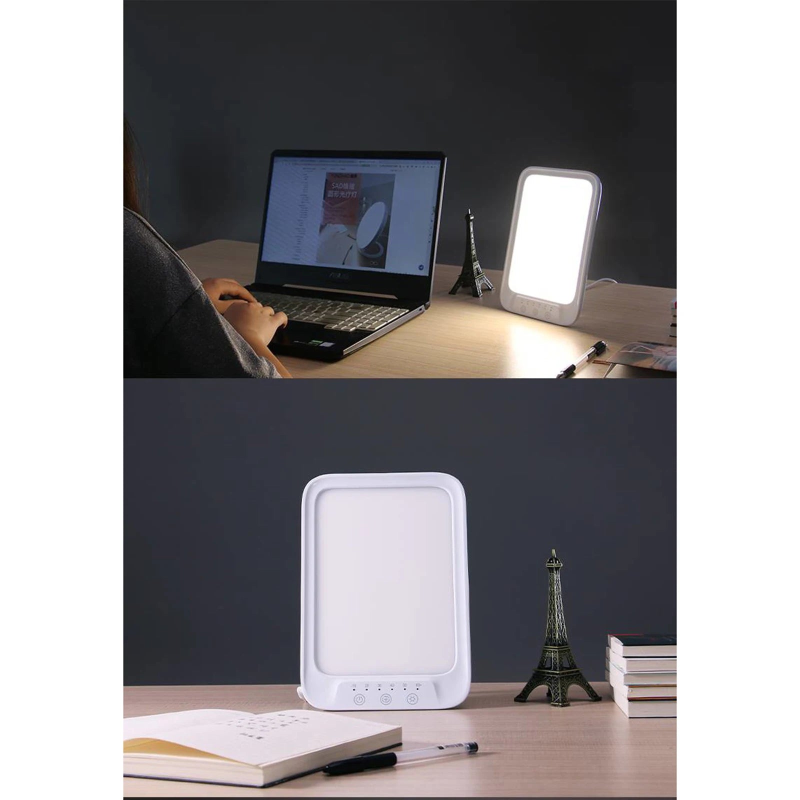 20,000 Lux SAD Light Therapy Lamp | Breath & Flex