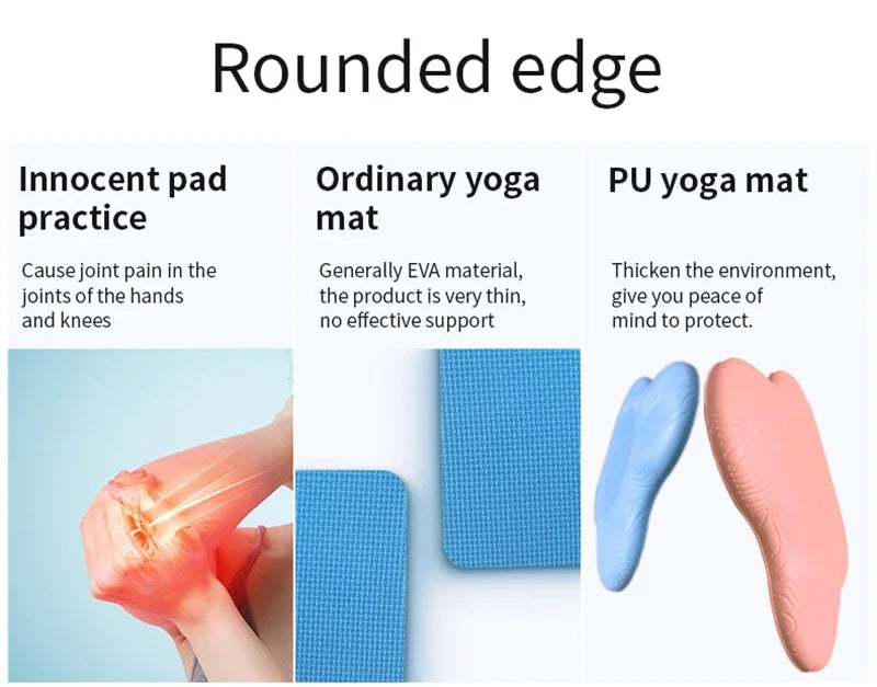 Premium 2cm Thick Yoga Kneeling Mat & Joint Cushion | Breath & Flex