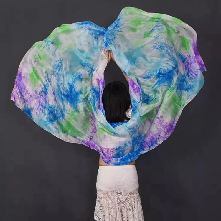 100% Silk Veil Belly Dance:  (2.73 yards)