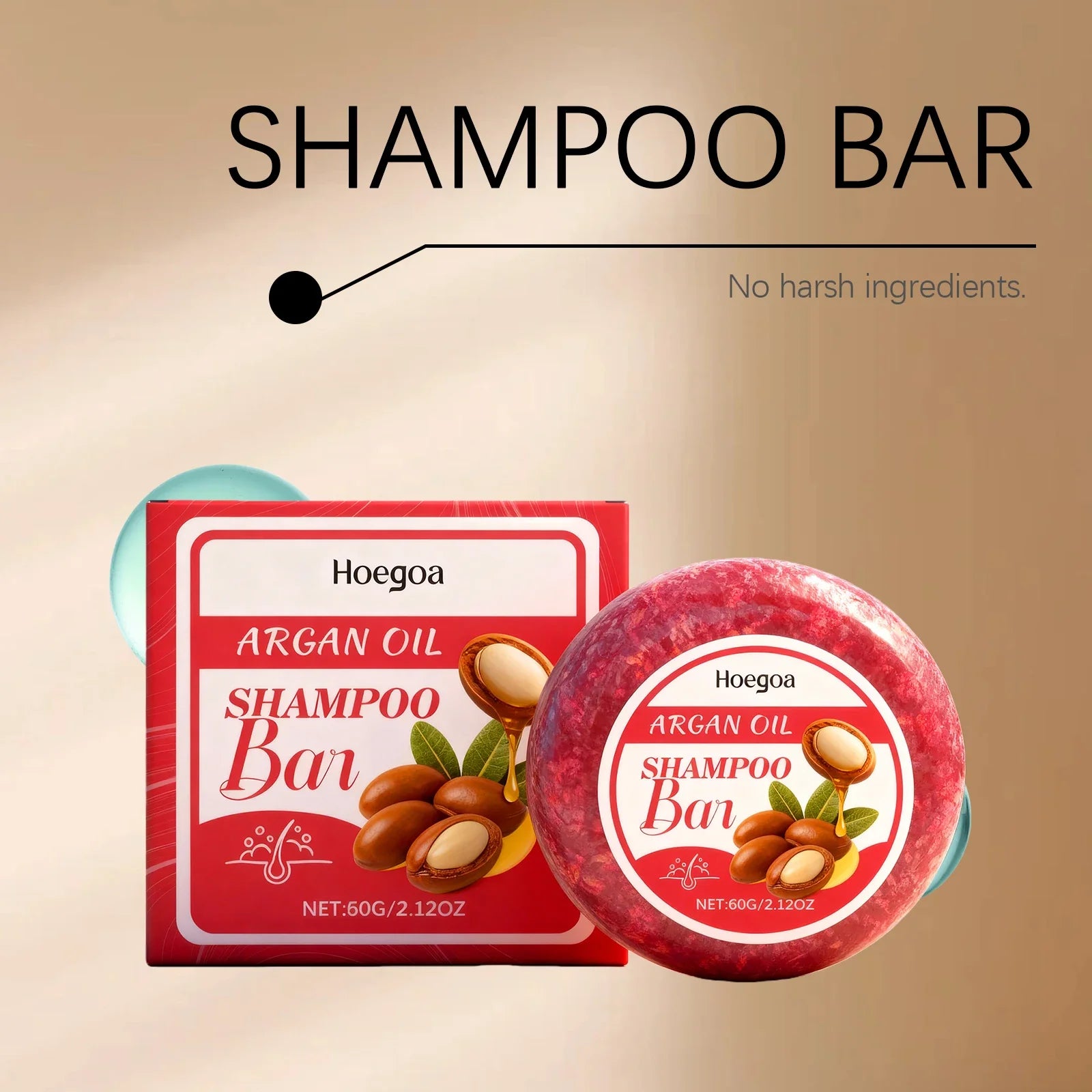 Nourishing Castor & Shea Solid Shampoo Cleansing Bar