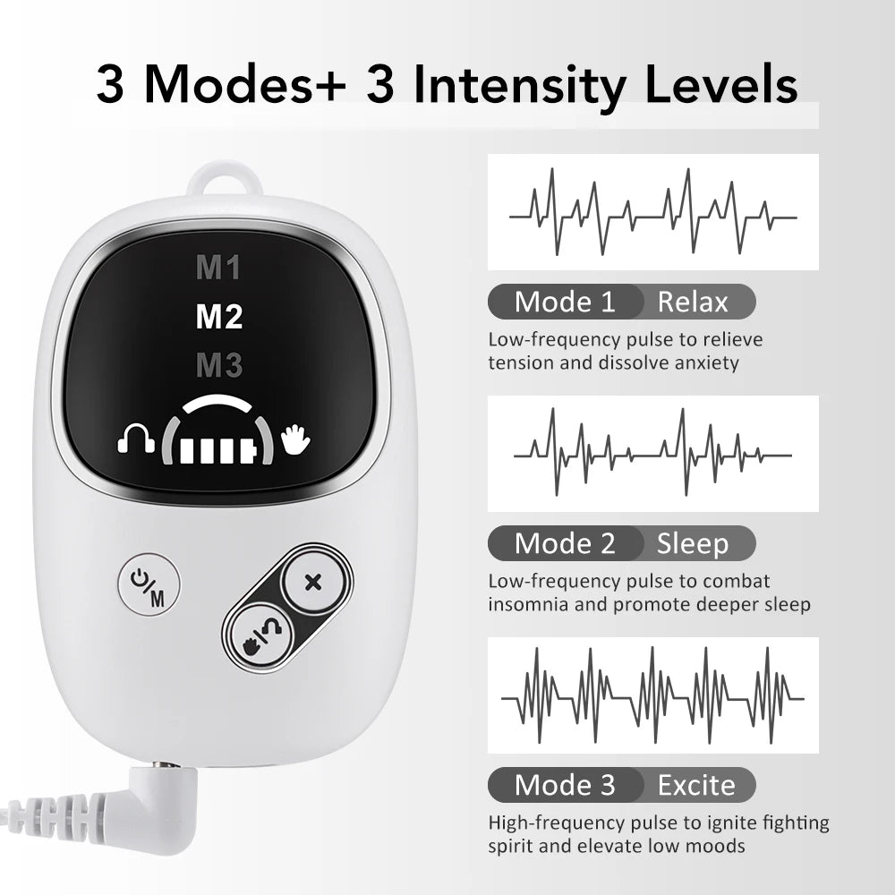 Breath & Flex™ CES Sleep Aid Device – Handheld Microcurrent Insomnia & Anxiety Relief