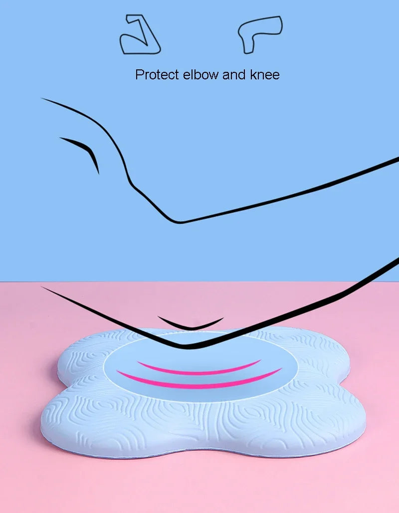 Premium 2cm Thick Yoga Kneeling Mat & Joint Cushion | Breath & Flex