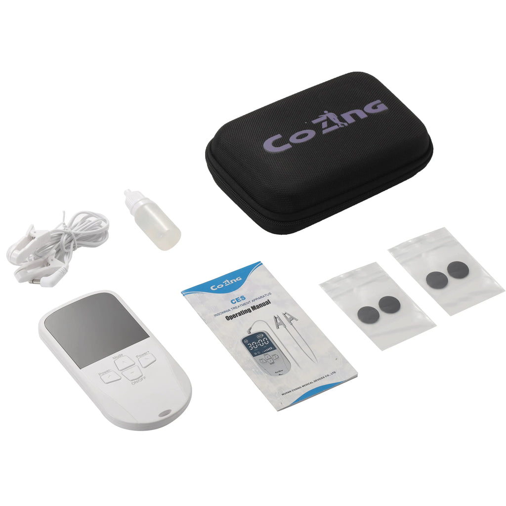 CES Pulse Ear - Clip Sleep Aid Device Calming Tool: 28 Levels, 3 Modes