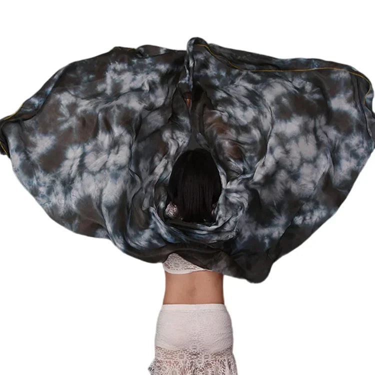 Tie-Dye Silk Belly Dance Veil