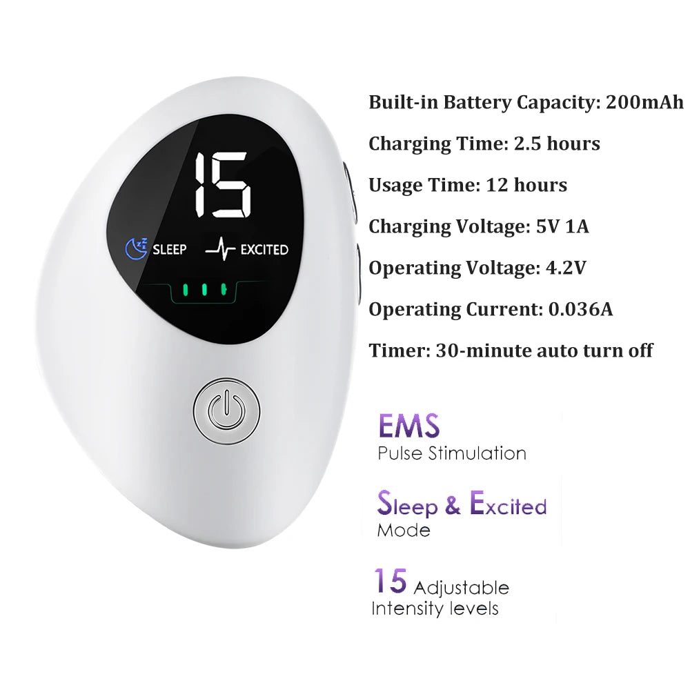 Breath & Flex™ CES Sleep Aid Device – Handheld Microcurrent Insomnia & Anxiety Relief