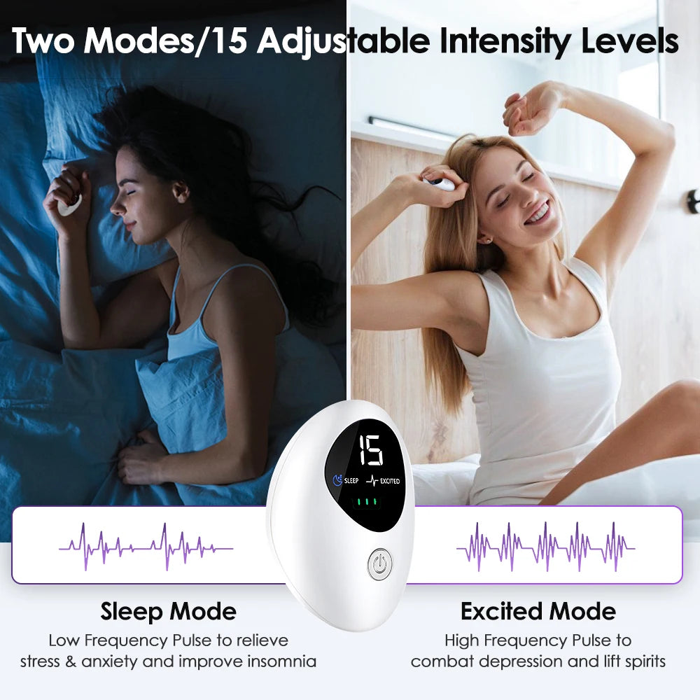 Breath & Flex™ CES Sleep Aid Device – Handheld Microcurrent Insomnia & Anxiety Relief