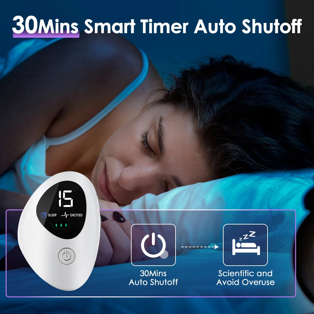 Breath & Flex™ CES Sleep Aid Device – Handheld Microcurrent Insomnia & Anxiety Relief