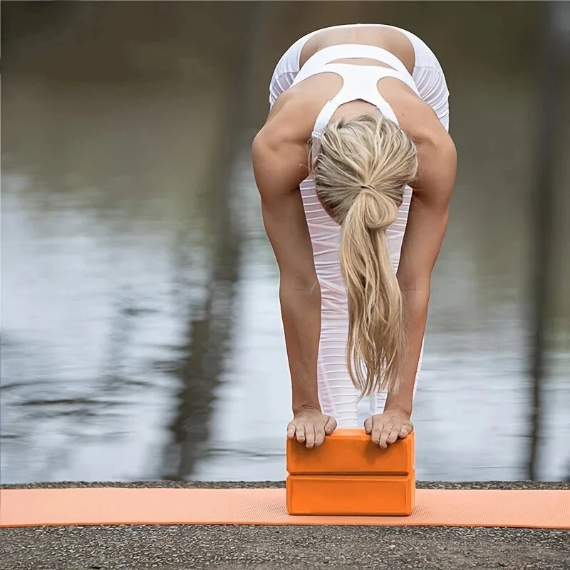 3pcs Set with Two Yoga Blocks+Resistance Bands