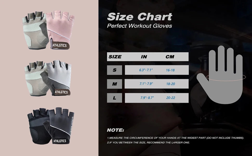 1 Pair Breathable Yoga Gloves