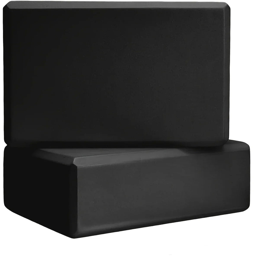 Yoga Blocks - BASIC BLACK Studio Symmetrical Alignment Blocks (Set of 2)