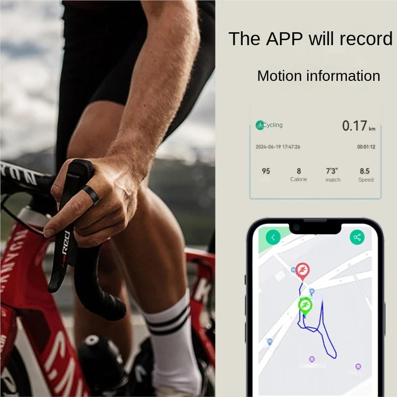 Sleek Smart Ring: Health & Sleep Tracker Ring