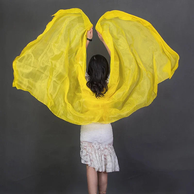 100% Silk Veil Belly Dance:  (2.73 yards)
