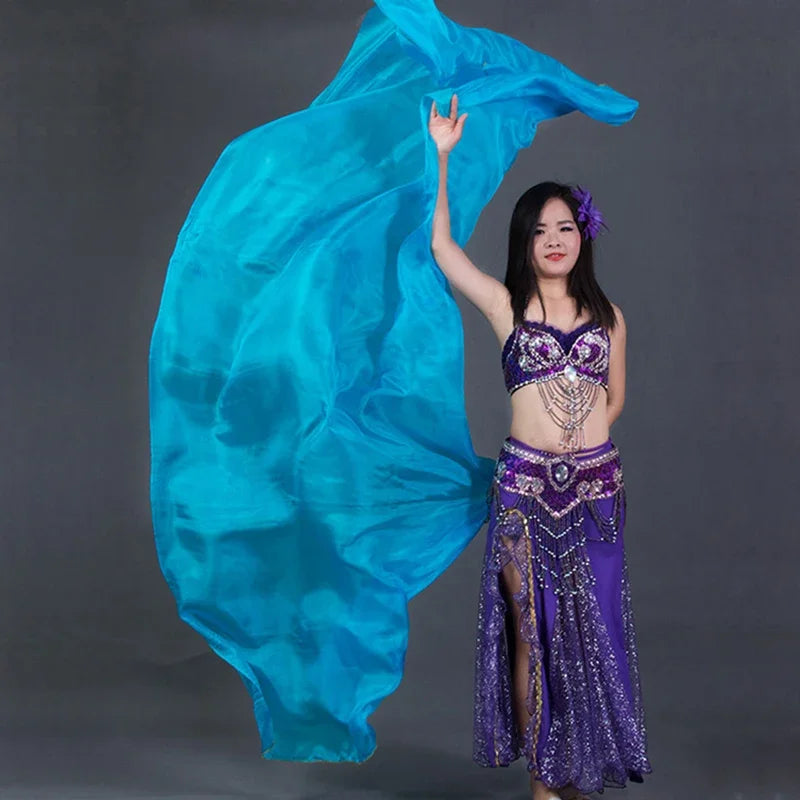 100% Silk Veil Belly Dance:  (2.73 yards)