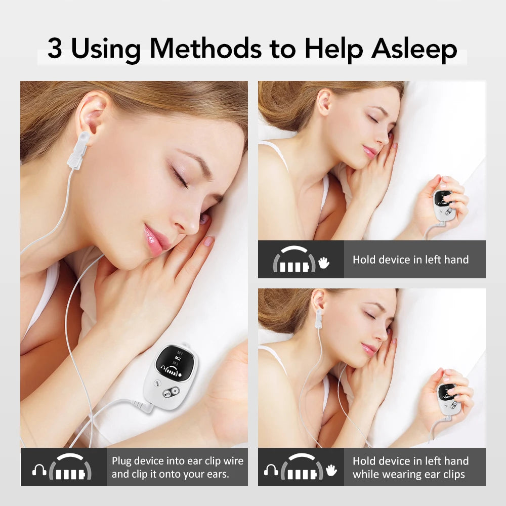 Breath & Flex™ CES Sleep Aid Device – Handheld Microcurrent Insomnia & Anxiety Relief