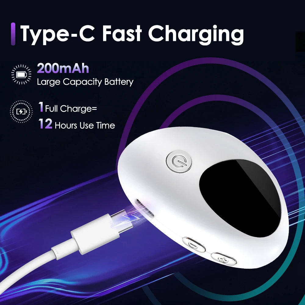 Breath & Flex™ CES Sleep Aid Device – Handheld Microcurrent Insomnia & Anxiety Relief