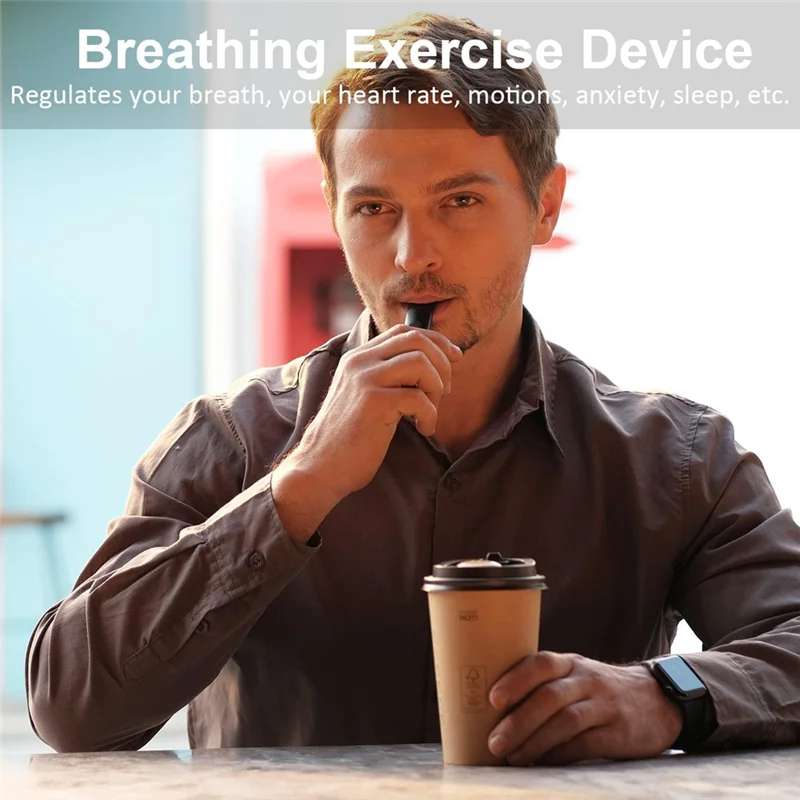 Breath & Flex™ Smart Breathing Trainer & Calming Breath Coach